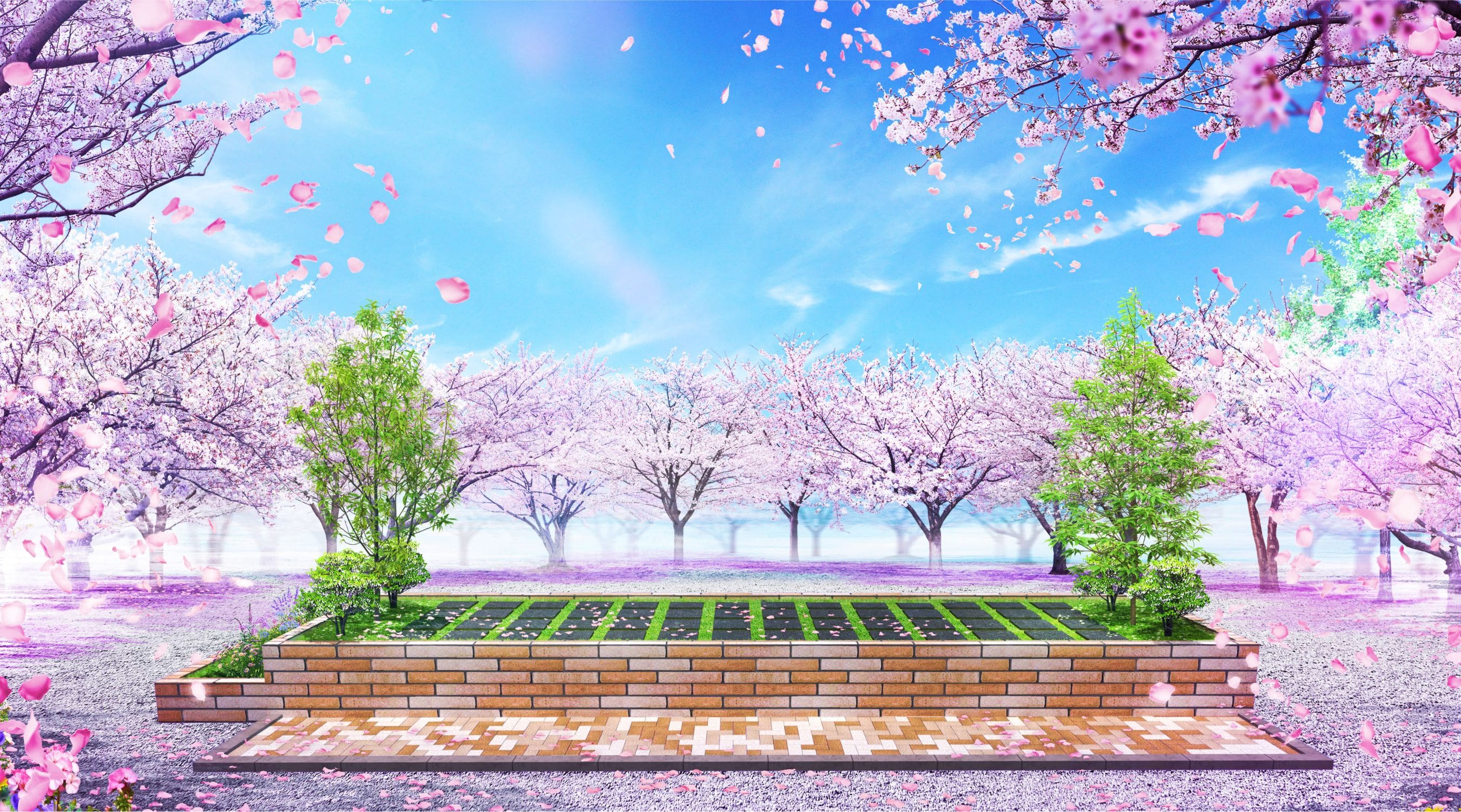 「ながとろ桜見墓苑」イメージ