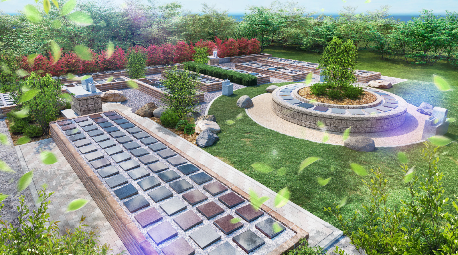 「ながとろ桜見墓苑」イメージ